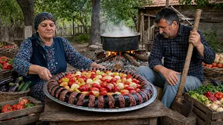 Village Cooking | Beef & Garden Vegetables in a Traditional Oven  🥩🌿