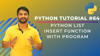 Python List Insert Function With Program Exercise