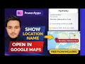 GPS Location in Attendance App Get Address Open Google Maps Power Apps Part 4
