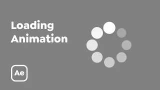 UI Loading Animation After Effects Tutorial