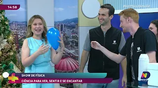 Show de Física da UDESC transforma ciência em diversão com experiências visuais