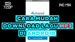 cara mudah download mp3 di android dengan 4shared