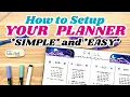 How to SETUP YOUR PLANNER for the School Year Beginner Bullet Journal Tutorial