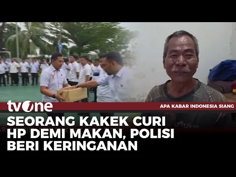 Polresta Bandara Soetta Galang Dana untuk Bantu Poniman, Lansia yang Curi Ponsel Demi Membeli Beras