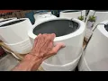 Lightweight White Concrete Planter 49 99 at Costco
