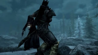 Skyrim - Finding Helgi after dark in Morthal