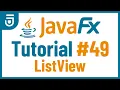 ListView JavaFX GUI Tutorial for Beginners