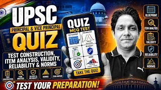 UPSC Principal/Vice Principal 2026 | Comprehensive Guide to Test Construction and Item Analysis