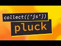 Pluck values with Collect js