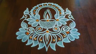 Aadi maadham special rangoli kolam designs 🌺✨@Suryadailyrangolidesigns 