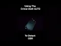 How to detect Gun Shot Residue with the Crime-lite AUTO