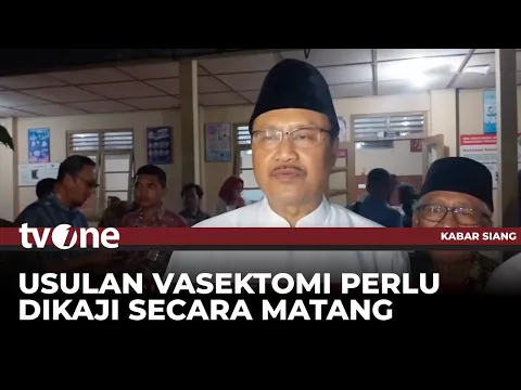 Mensos Sebut Usulan Vasektomi Harus Dikaji Lagi