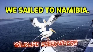 Sailing South Africa to USA.  We arrived in Namibia.  Voyage update video.