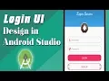 Login Screen UI Design in Android Studio Design in Android Studio