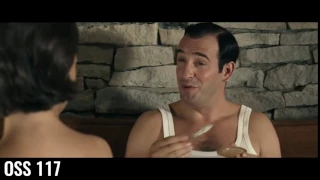 OSS 117 - Le Caire nid d'espion - Scène culte - J'aime me beurrer la biscotte !