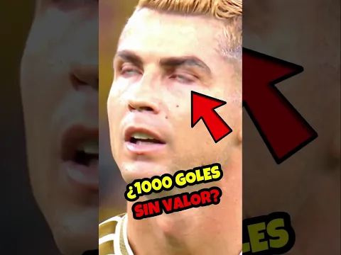 Sabias que? Cristiano y sus "1000 GOLES"... 😱 #futbol #messi #cristianoronaldo