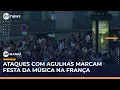 Download Lagu Polícia prende suspeitos por ataques com seringas em evento na França | #SBTManhã