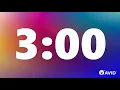 3 Minute Timer rainbow