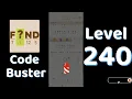 Code Busters Level 240 Walkthrough All Puzzle Solutions Solutionguruji