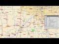Oklahoma zip code map in three version
