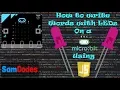 How to write words with LEDs on a Micro bit using Javascript