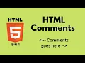 How to Comment any Text in HTML How to hide Text from Browser