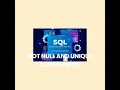 Not Null and Unique Constraint-Part-8 DevAcademy29