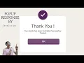 How to build responsive popups using HTML CSS and JavaScript Easy Tutorial