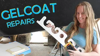Learning How to Apply & Finish Gelcoat on our Sailboat | LEOPARD CATAMARAN WARRANTY