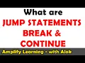 Jump Statements - break and continue in Java ICSE Class 10 Computer