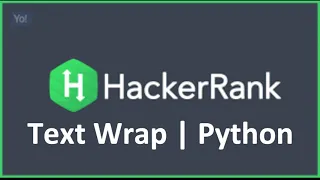 Text Wrap Hacker rank Solution in Python