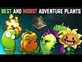 Download Lagu Top 5 BEST and WORST ADVENTURE PLANTS! | Plants vs. Zombies 2