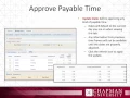 Approver Managing Payable Time