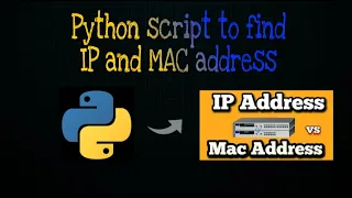 How to get IP and MAC address of a PC with Python Socket Getmac