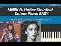 Download Lagu MNEK - Colour ft. Hailee Steinfeld Piano Tutorial (EASY)