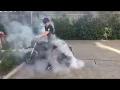 QSMOTOR 3000W 138 70H mid drive Burning Rubber test