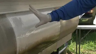 Using Toon-brite Aluminum Cleaner