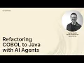 Refactoring COBOL to Java with Agentic AI with an Iterative Refinement Workflow