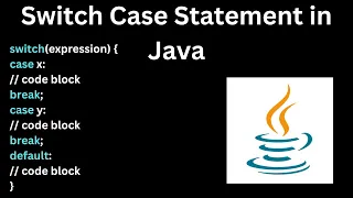 Switch Case Statement in Java