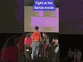 two girls fight post-credits scene Barbie 2023 condemn such actions