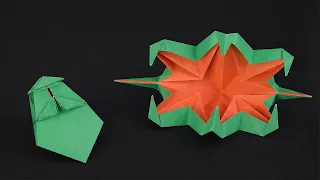 How to Make a Moving Origami Venus Flytrap