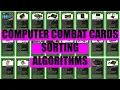 Sorting algorithms explained with playing cards