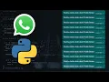 WhatsApp spam bot with 5 lines of python