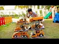 Download Lagu [60min] Yejun Play Car Toys and Rescue Truck \u0026 Power Wheels