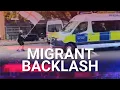 Download Lagu Furious UK locals clash with police after asylum seeker charged with sexual assault of schoolgirl