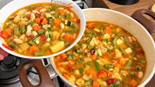 MINESTRONE A SOPA QUE MINHA AVÓ FAZIA  PARA MIM! SOPA DE LEGUMES QUE DA SUSTÂNCIA E MUITO NUTRITIVA!