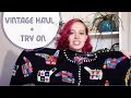 Ugly Sweaters are the best Vintage Haul Try On