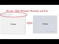 How to Hide the Default Minimize Maximize and close Buttons on JFrame Java Swing Netbeans
