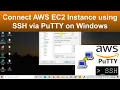Connect AWS EC2 VPS Instance using SSH via PuTTY on Windows - Amazon Web Services anstar Media