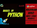 PART 2 Input Print Variables Malayalam Python Programming for Beginners